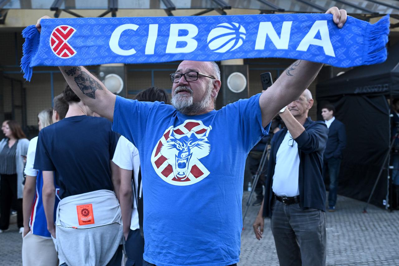 Zagreb: Doček igrača Cibone