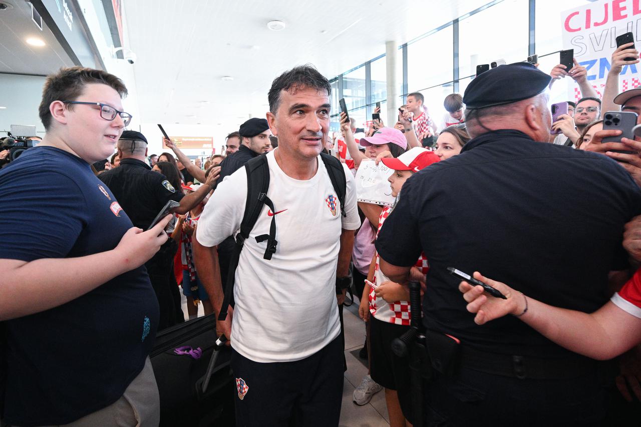 Velika Gorica: Doček hrvatske nogometne reprezentacije