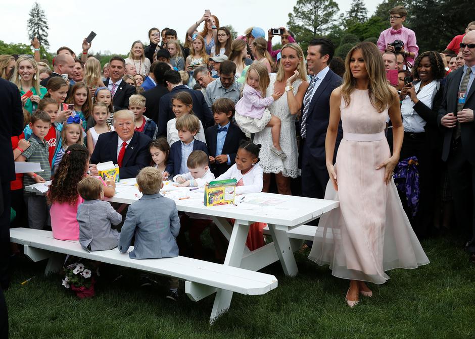 Melanija Trump na uskrsnjoj zabavi u Bijeloj kući