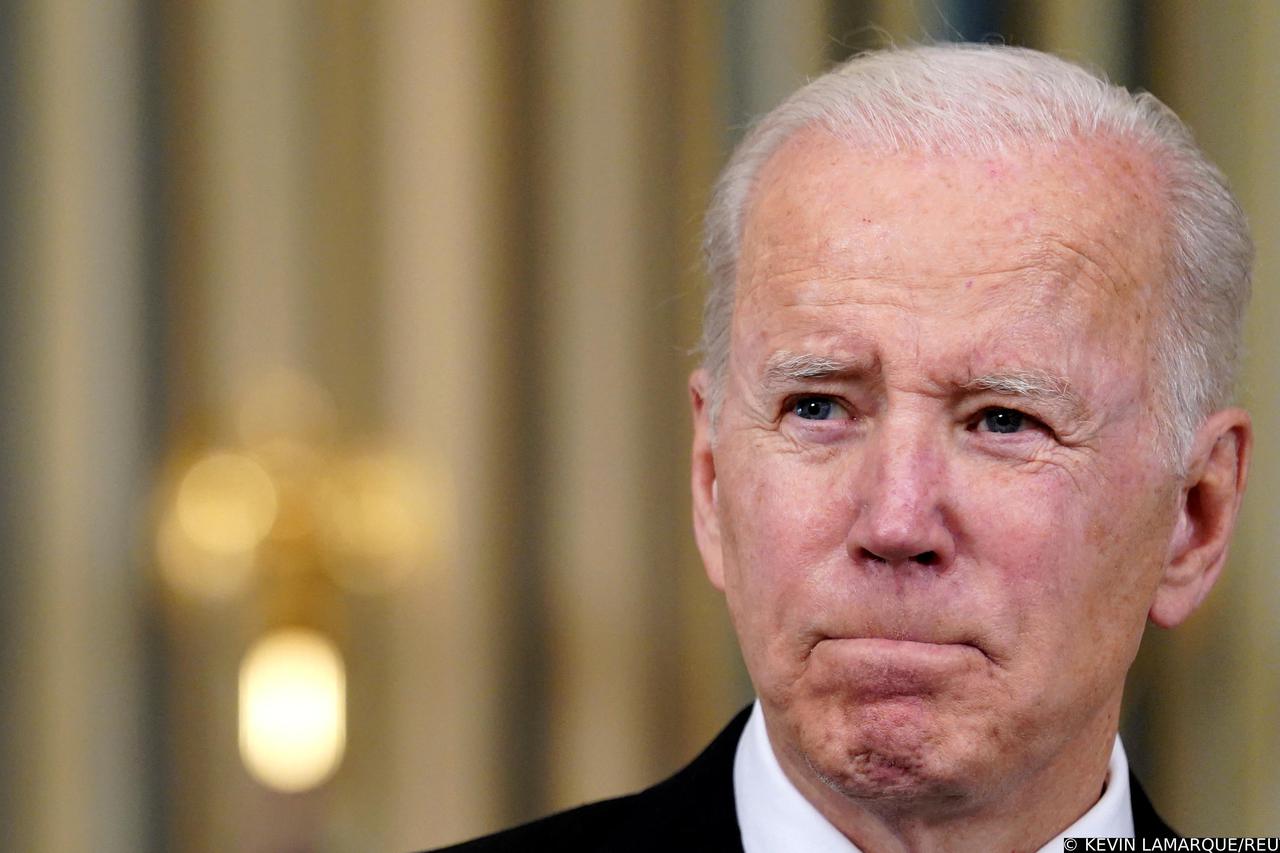 U.S. President Joe Biden announces proposed budget for fiscal year 2023 at the White House in Washington