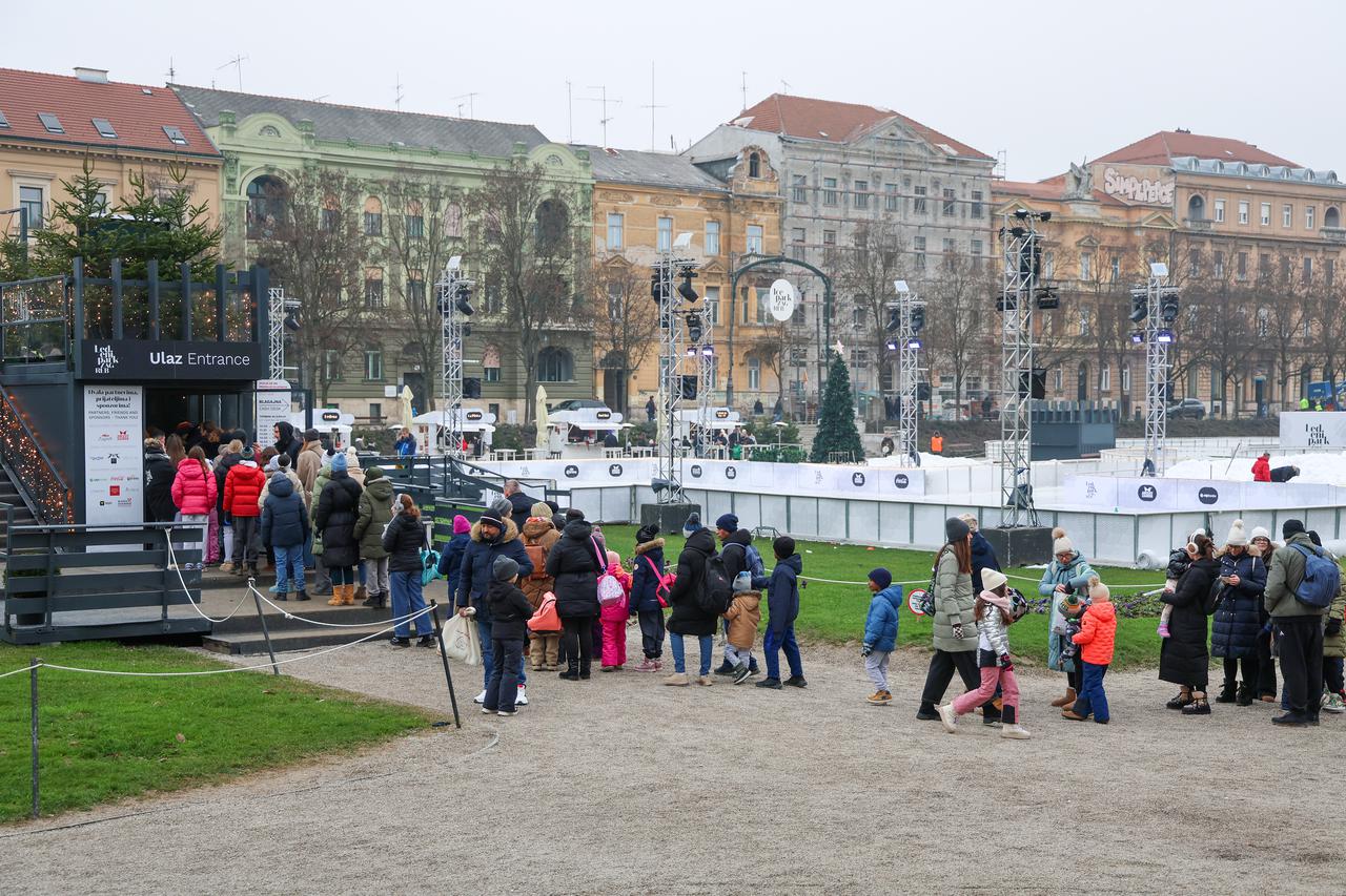 Zagreb: Veliki red za klizalište na Tomislavcu