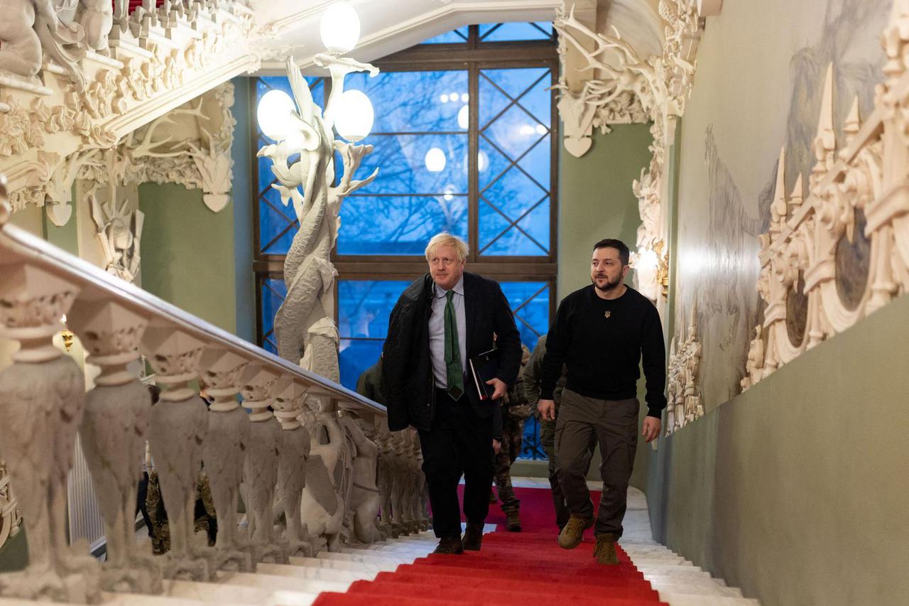 Boris Johnson stigao u Kijev na poziv predsjednika Zelenskog