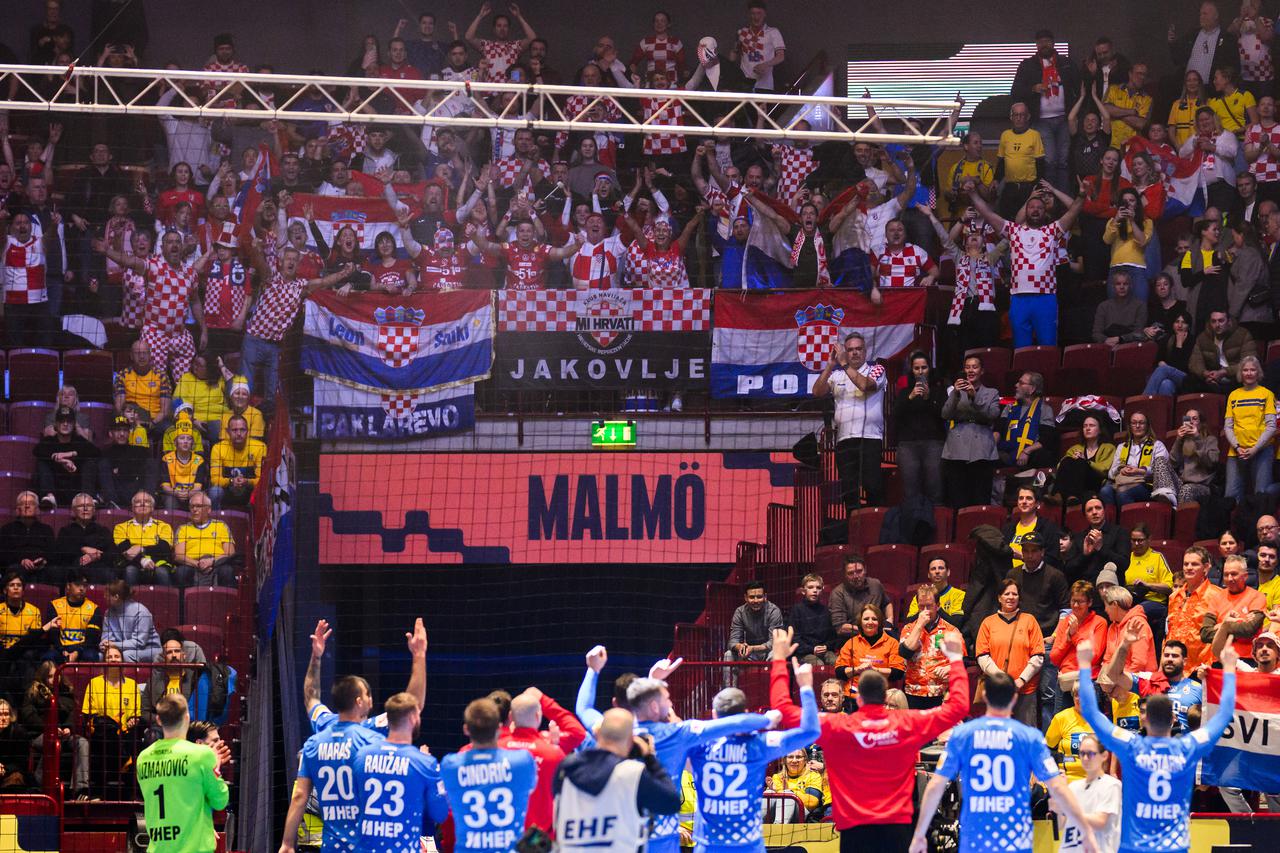 Malmö: EHF Europsko rukometno prvenstvo 2026., Hrvatska - Nizozemska
