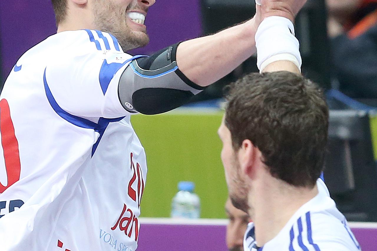21.01.2015., Duhail Handball Sports Hall, Doha, Katar - 24. svjetsko rukometno prvenstvo, 4. kolo, grupa B, Makedonija- Hrvatska. Damir Bicanic.  Photo: Goran Stanzl/PIXSELL