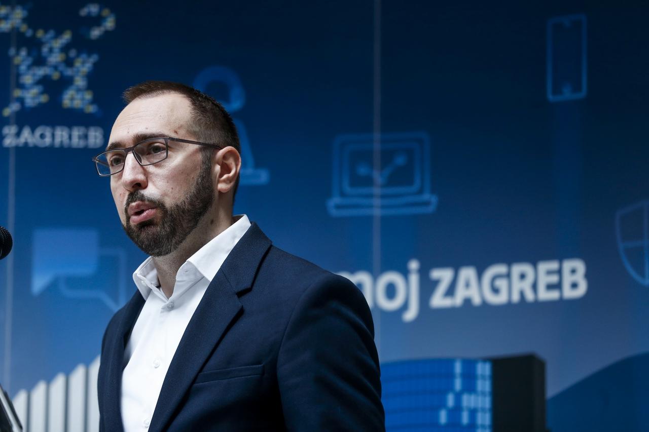 Gradonačelnik Zagreba Tomislav Tomašević održao konferenciju za medije