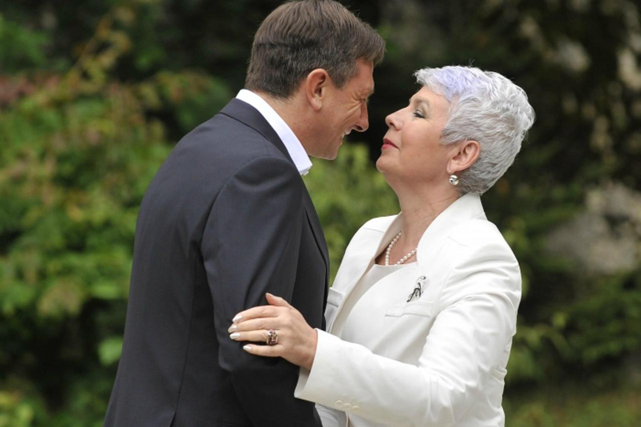 \'31.07.2010., Bohinj, Slovenija - Susret hrvatske premijerke Jadranke Kosor sa slovenskim premijerom Borutom Pahorom fokusiran na otvorena pitanja izmedju dviju drzava, u prvom redu na pitanje Ljublj