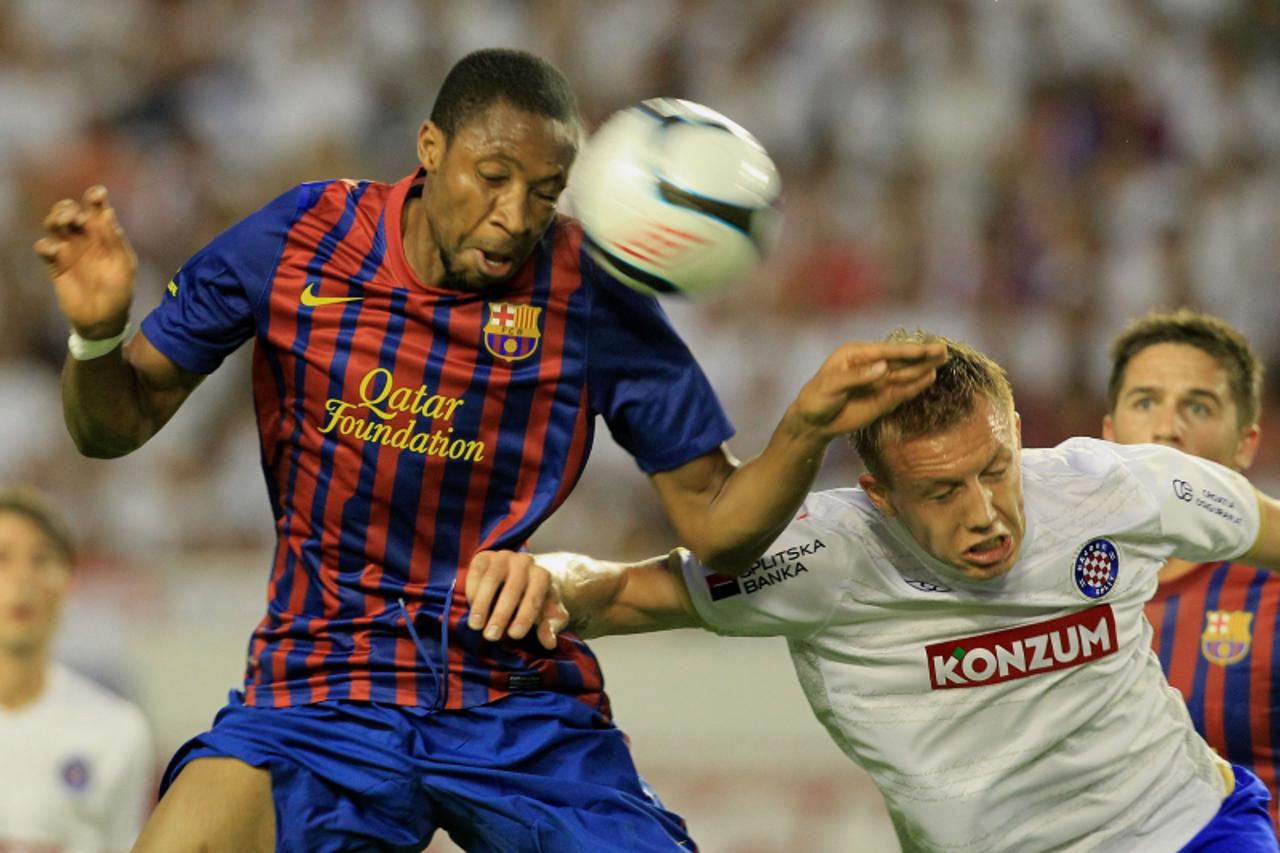 '23.07.2011., Split - Stadion Poljud, nogometna utakmica povodom 100godina Hajduka. Hajduk-Barcelona. Photo: Marko Lukunic/PIXSELL'
