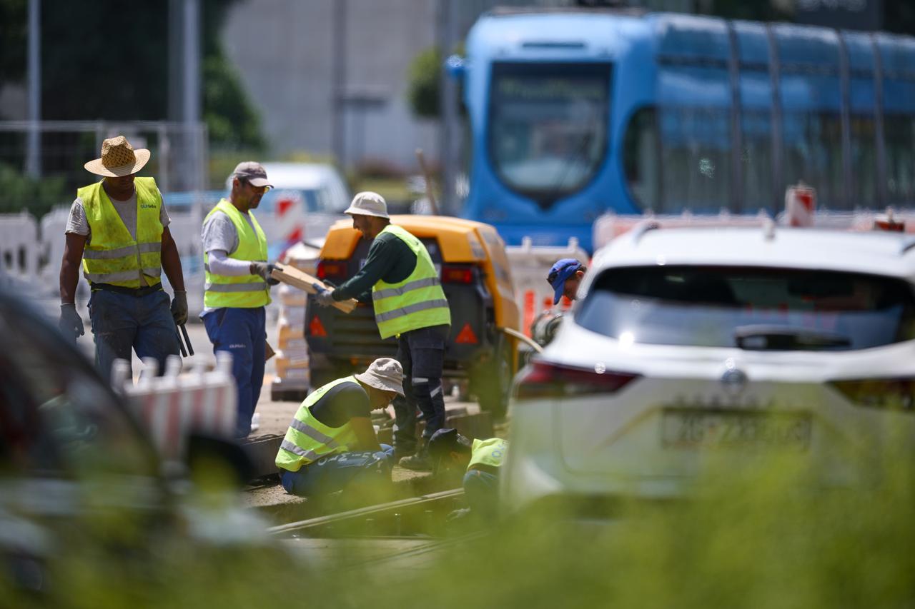 Zagreb: Nastavljaju se radovi na gradilištu Vukovarska - Savska