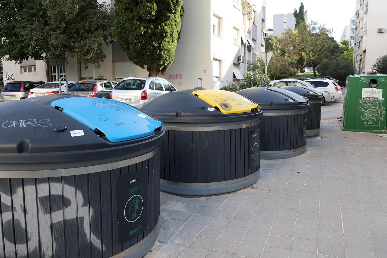 Split: Stanovnici naselja Plokite žale se na smrad polupodzemnih  kontejnera za otpad