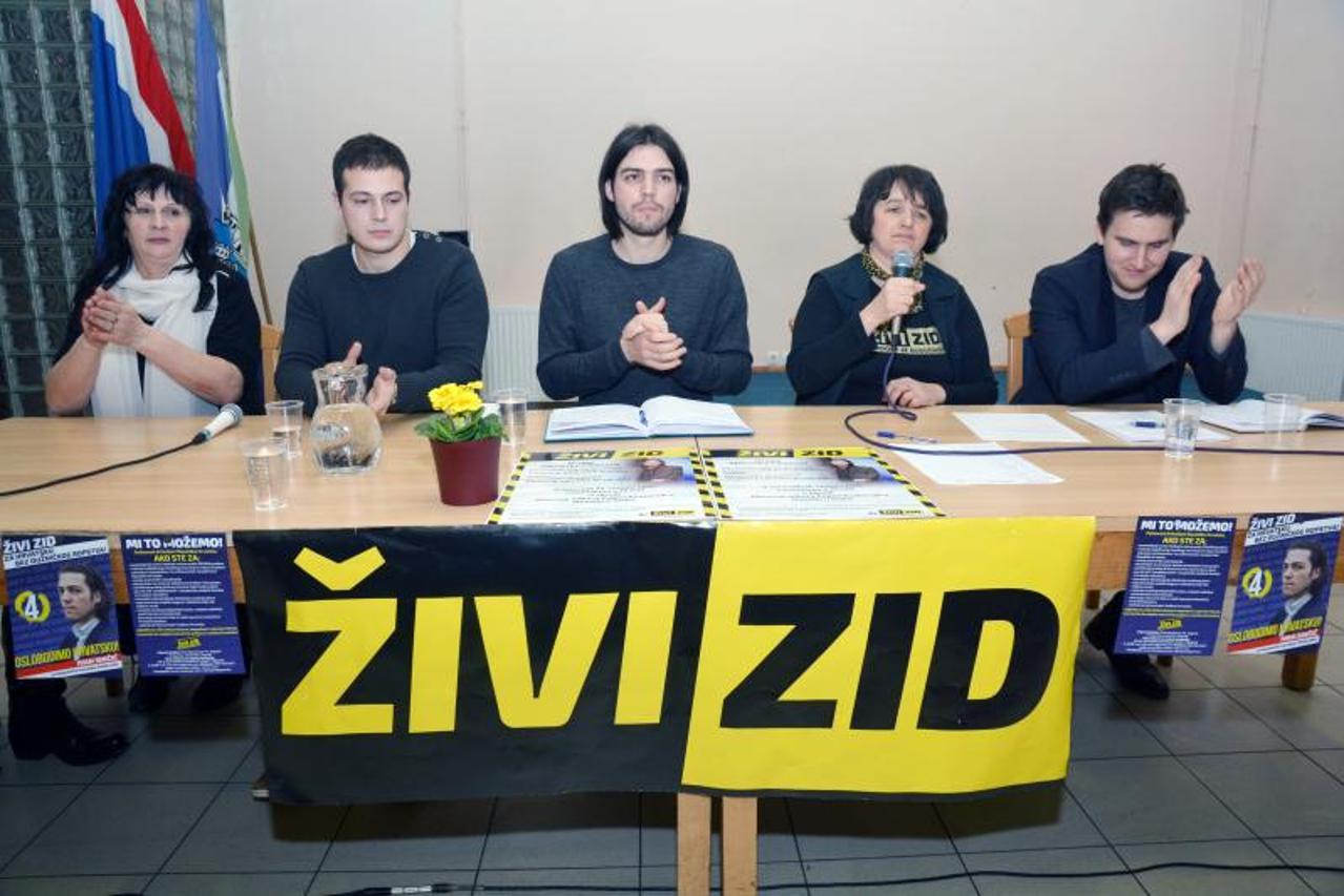 Živi zid,Ivan Vilibor Sinčić,Sisak