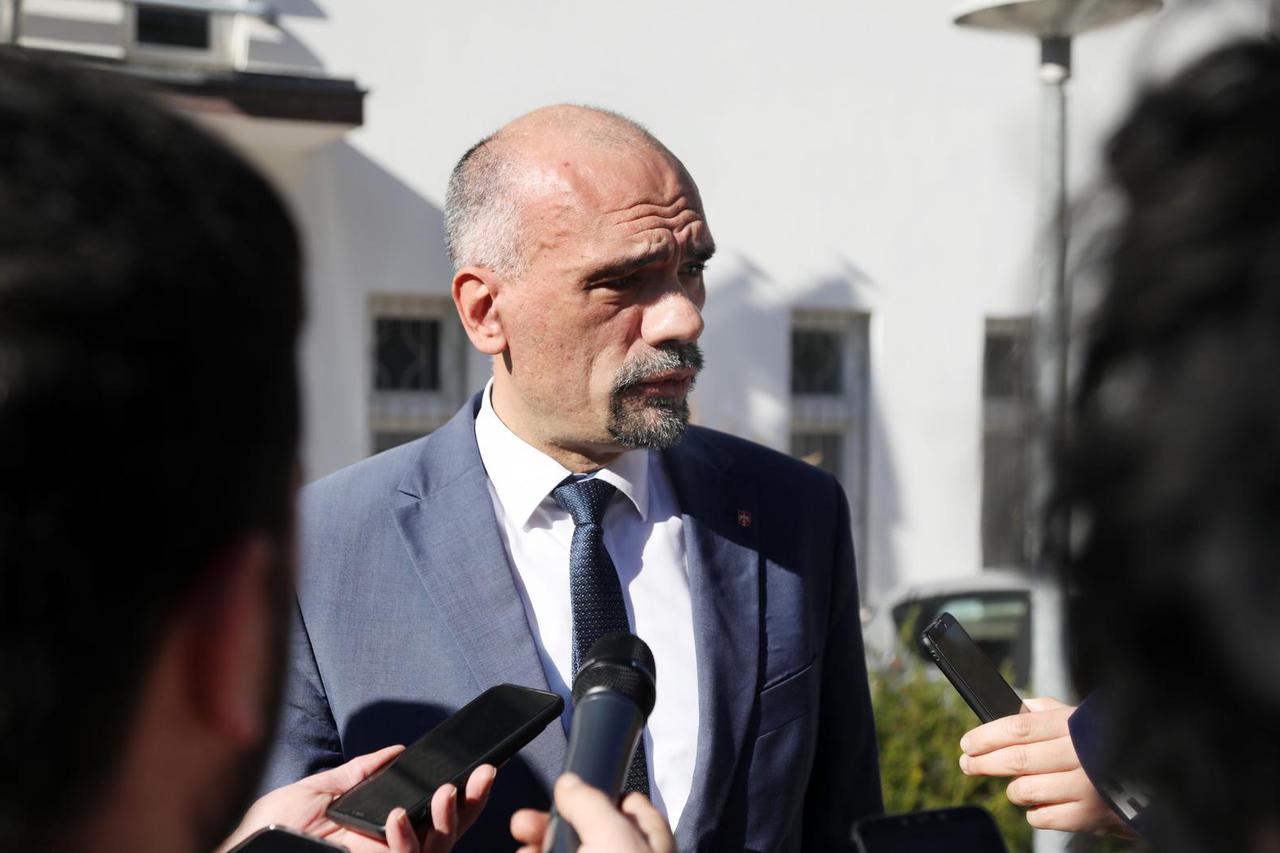 Šibenik: Župan Marko Jelić dao je izjavu za medije