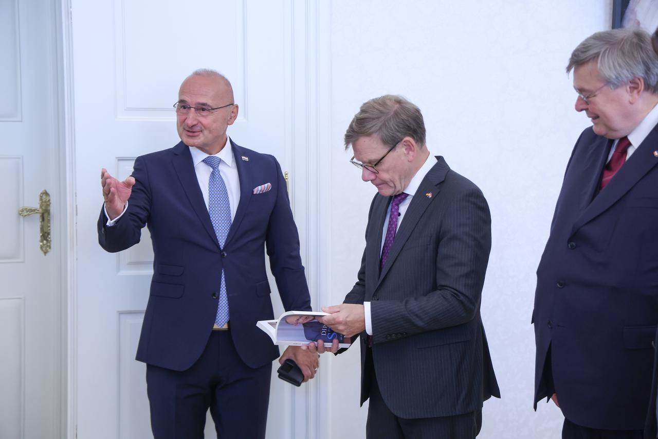 Zagreb: Predsjednik Vlade Plenković s ministrom vanjskih poslova Njemačke