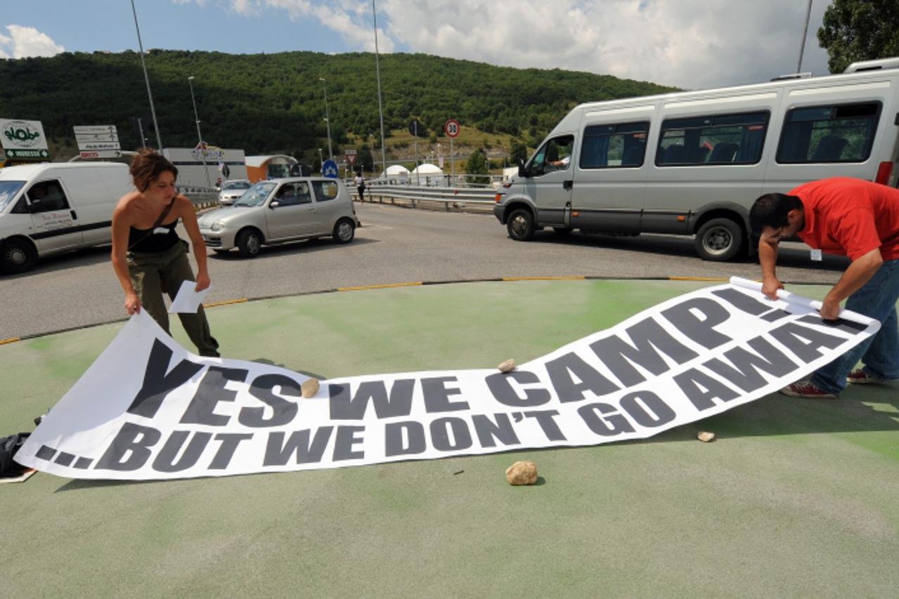 L\'Aquila, prosvjedi, summit G8