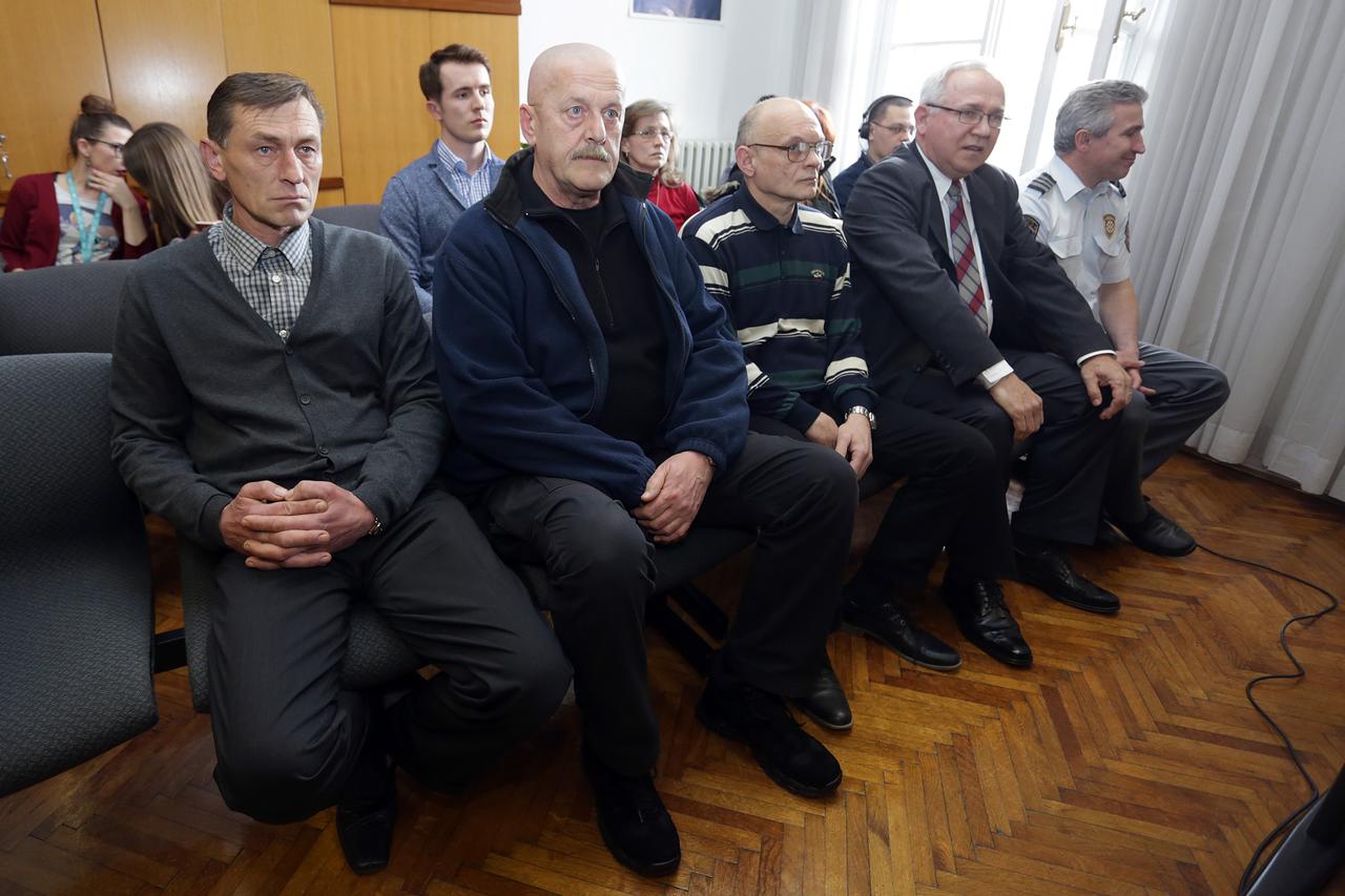 24.03.2016., Zagreb - Na Zupanijskom sudu izrecena presuda u slucaju Kerestinec za ratne zlocine protiv zarobljenika i civila Stjepanu Klaricu i ostalima za slucaj Kerestinec.   Photo: Luka Stanzl/PIXSELL