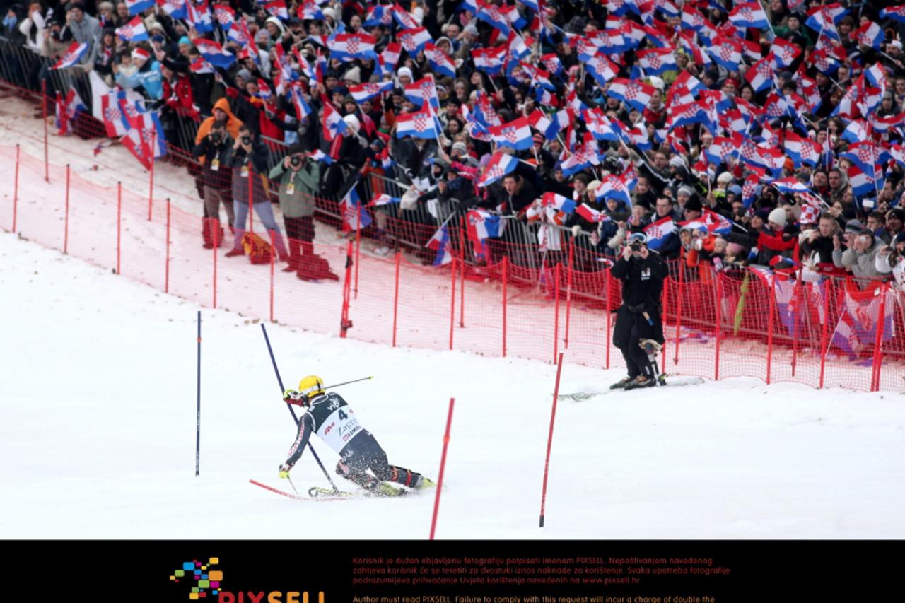 '06.01.2013., Sljeme, Zagreb - Utrka najboljih slalomasa na devetom izdanju Snjezne kraljice.  Ivica Kostelic.  Photo: Igor Kralj/PIXSELL'