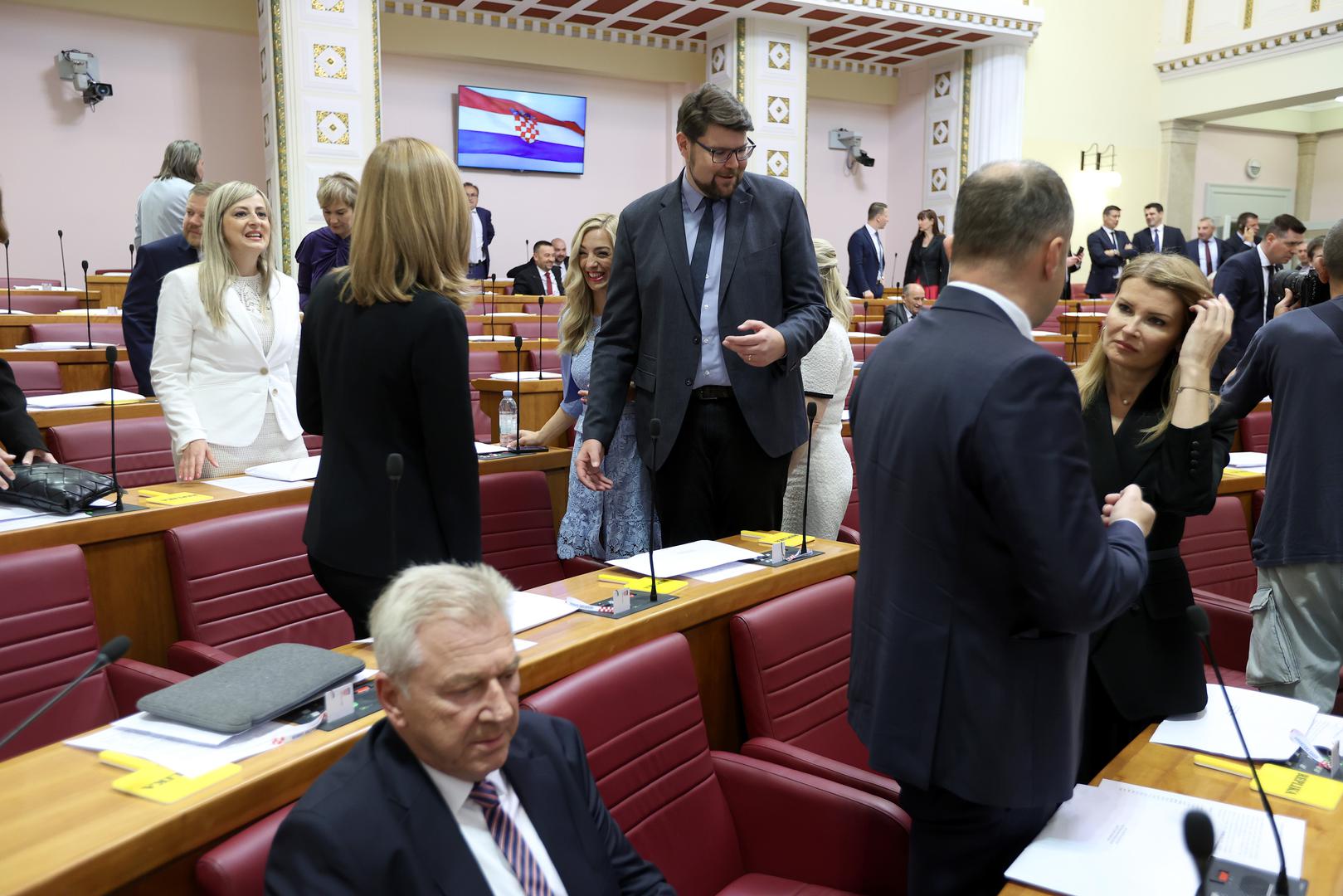 16.05.2024., Zagreb - Prvo zasjedanje Hrvatskog sabora u 11. sazivu. Pedaj Grbin Photo: Patrik Macek/PIXSELL