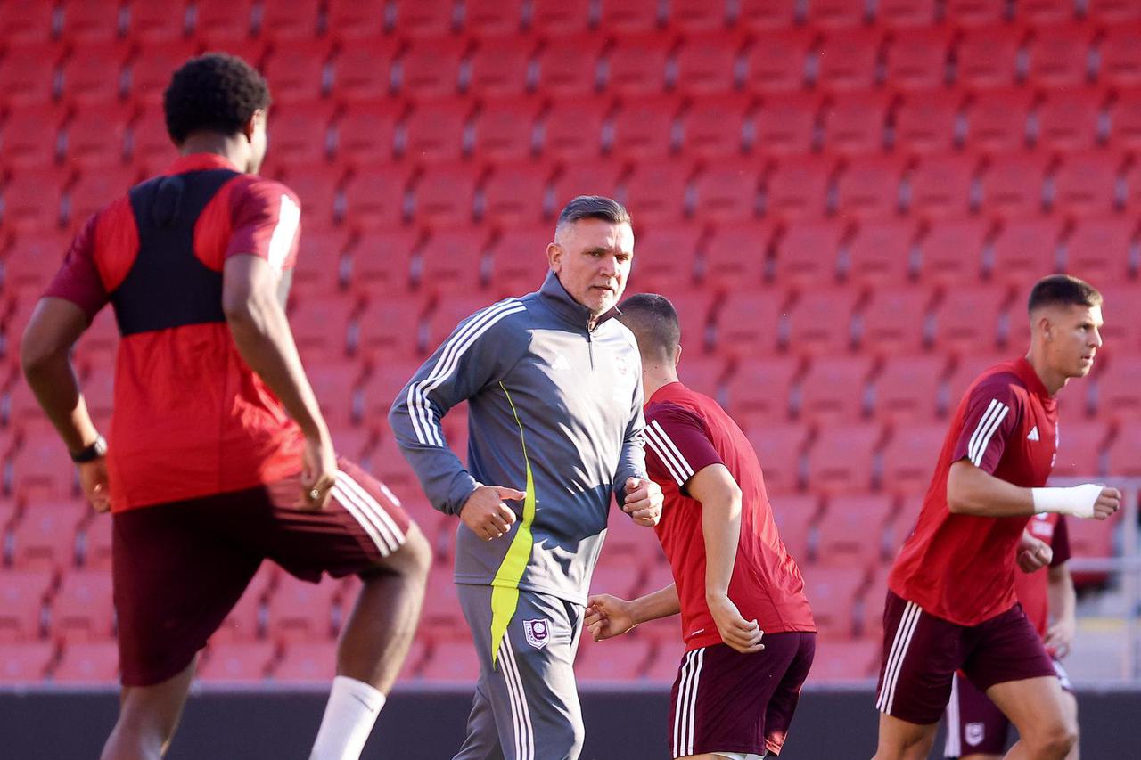 Trnava: Nogometaši Sarajeva odradili trening uoči uzvratne utakmcie protiv SPartak Trnave