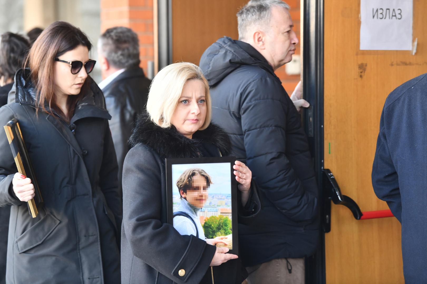 30, January, 2024, Beograd -  The trial of the father and mother of the boys who killed nine children and the custodian of that school on May 3 in the OS "Vladislav Ribnikar" continued in the High Court. Suzana Stankovic Cikic. Photo: M.M./ATAImages30, januar, 2024, Beograd - U Visem sudu je nastavljeno sudjenje ocu i majci decaka koji je 3. maja u OS "Vladislav Ribnikar" ubio devetoro dece i cuvara te skole. Photo: M.M./ATAImages Photo: M.M./ATAImages/PIXSELL