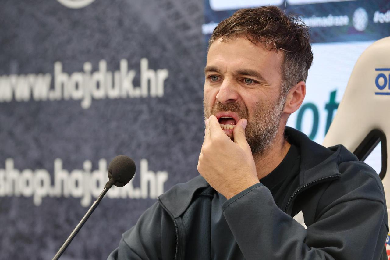 Split: Gonzalo Garcia održao konferenciju za medije uoči derbija protiv Dinama