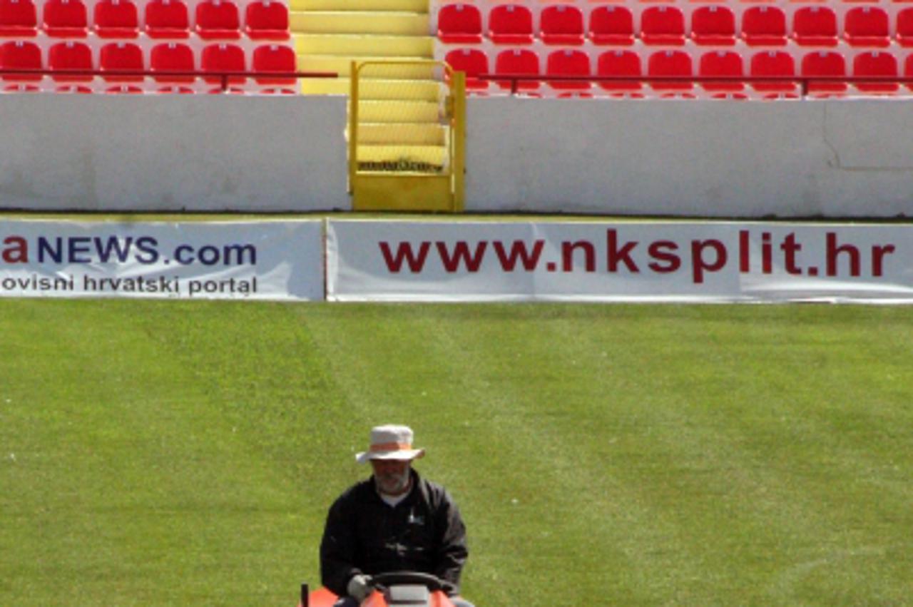 \'28.08.2010., Split - Splitovo nogometno igraliste Park mladezi spremno je za sutrasnji gradcko derbi Split-Hajduk Photo: Ivana Ivanovic/PIXSELL\'
