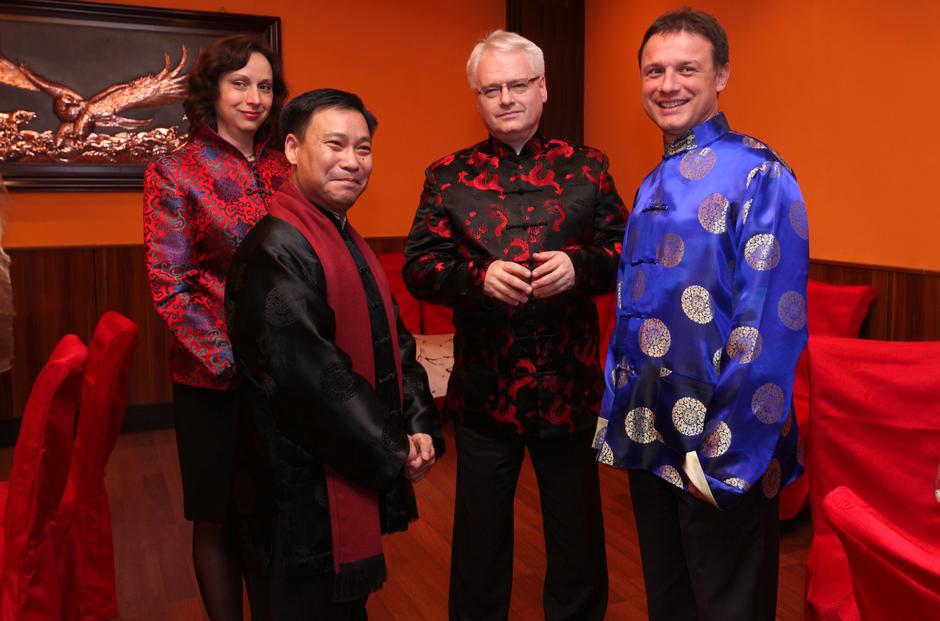 Jandroković i Josipović na dočeku kineske nove godine