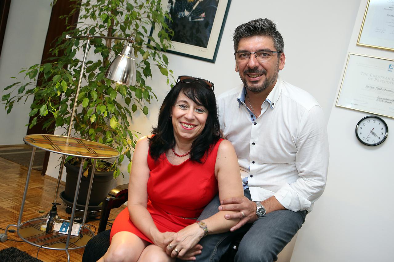 Natasa Barolin Belic i Sandro Belic, bracni par terapeuta. 