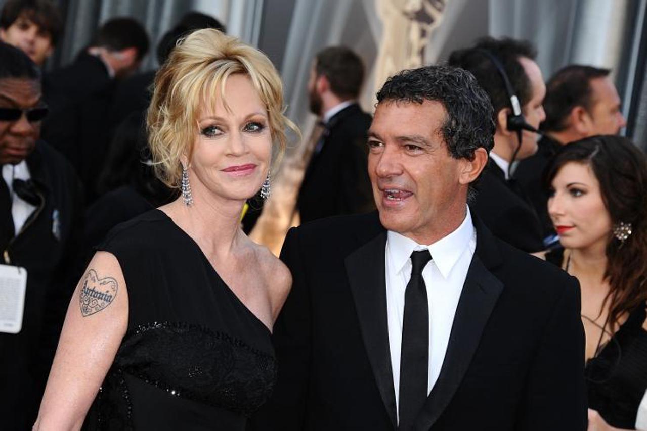 'Melanie Griffith and Antonio Banderas arriving at the 84th Annual Academy Awards, held at the Kodak Theatre in Los Angeles, CA, USA on February 26, 2012. Photo: Press Association/Pixsell'