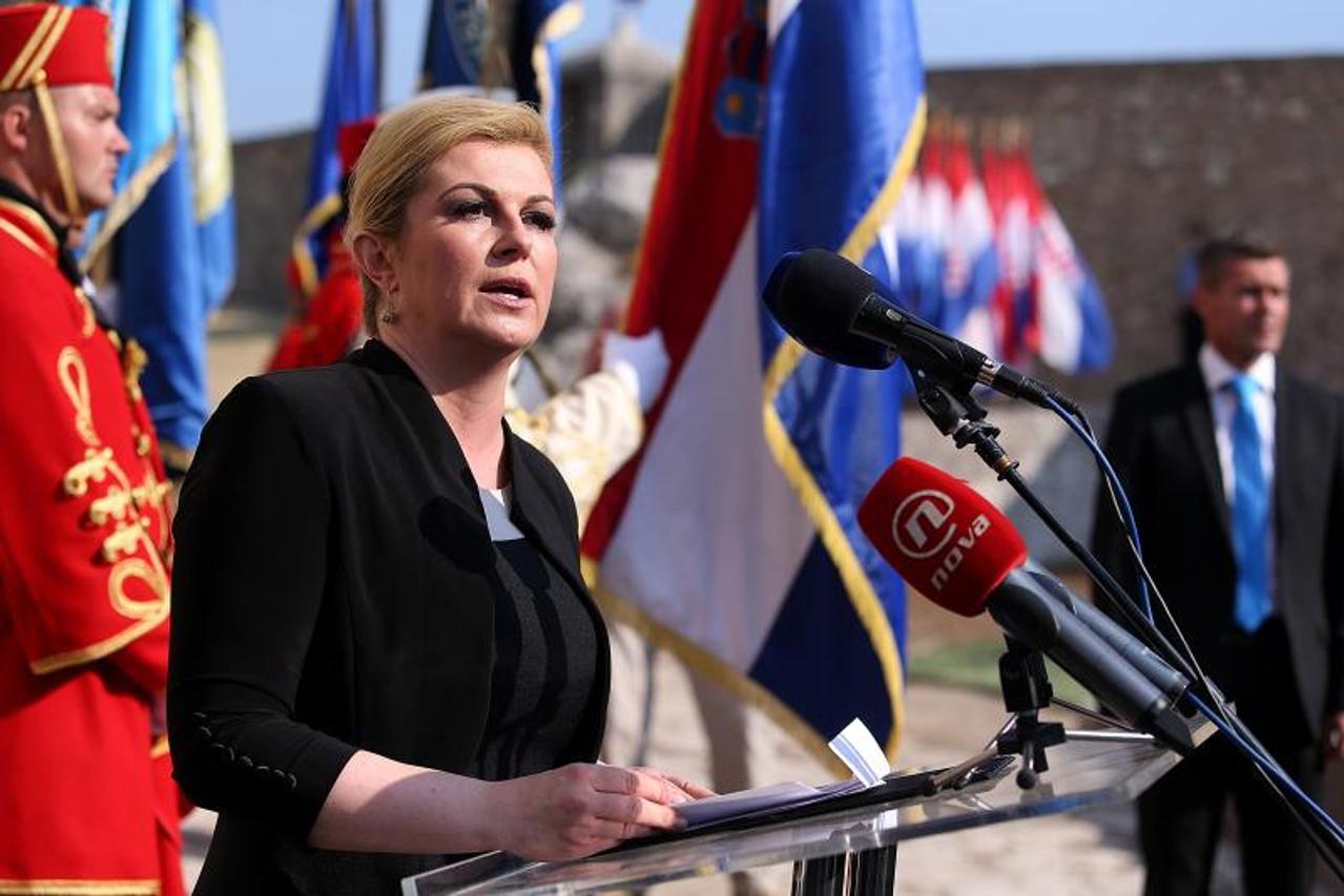 Kolinda Grabar Kitarović u Kninu