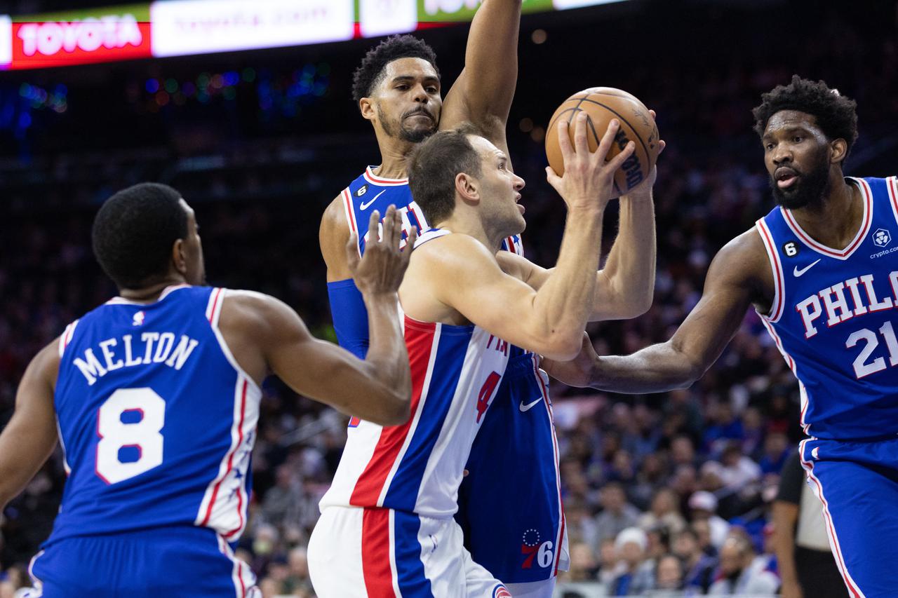 NBA: Detroit Pistons at Philadelphia 76ers