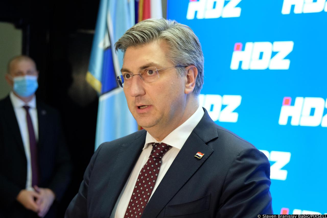 Zagreb: Andrej Plenković dao je izjavu nakon sjednice Predsjedništva HDZ-a