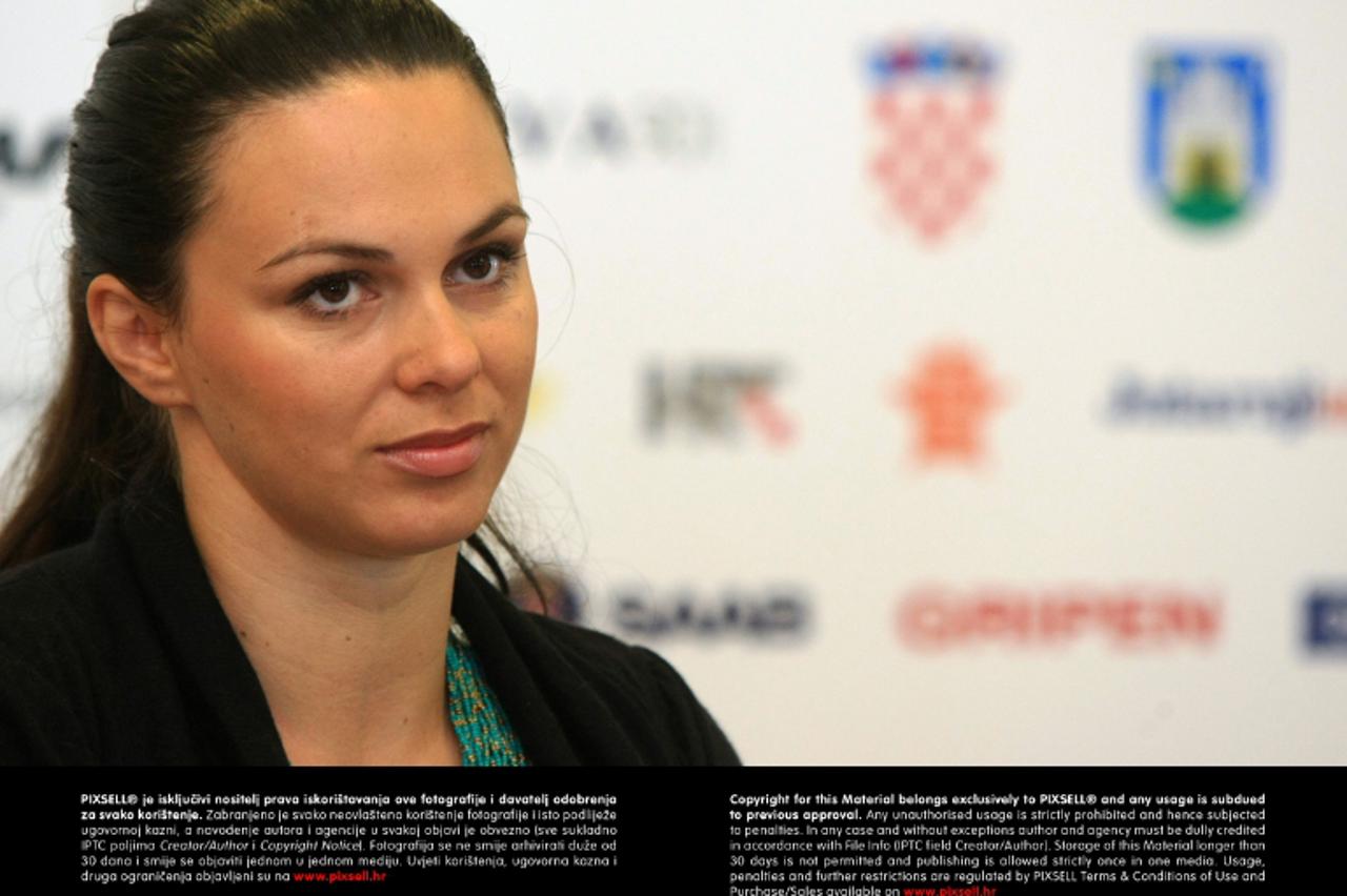 '05.09.2011., Hotel Panorama, Zagreb - Konferencija za novinare povodom 61. memorijala Borisa Hanzekovica. Ivana Brkljacic.  Photo: Marko Prpic/PIXSELL'