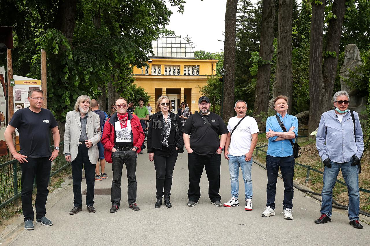 Zagreb: Zoološki vrt posjetili legendarni Smogovci i igrač Dinama Antonio Marin