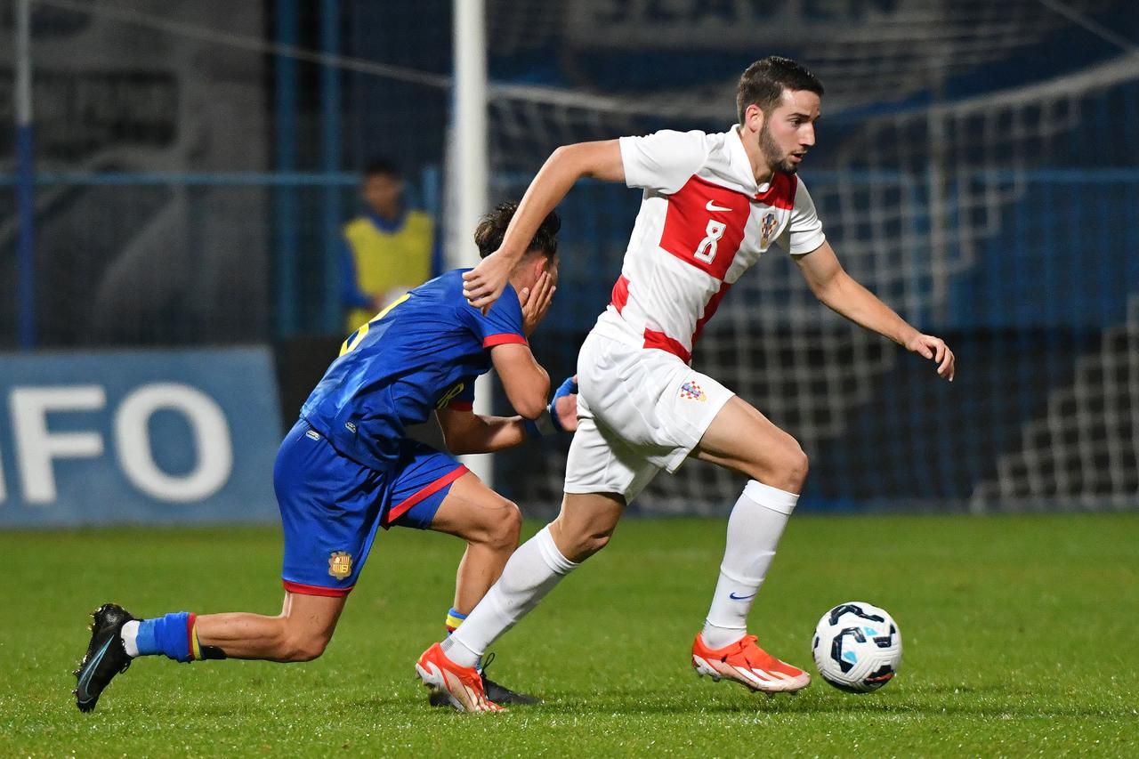Koprivnica: Susret Hrvatske i Andore u kvalifikacijama za Europsko U-21 prvenstvo