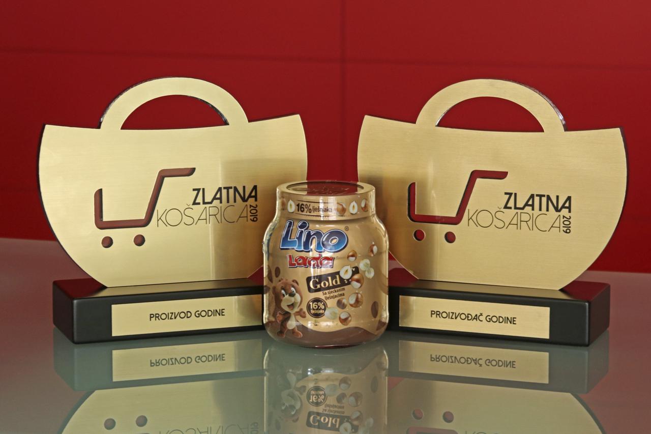 Podravka proglašena proizvođačem godine, Lino Lada Gold proizvod godine