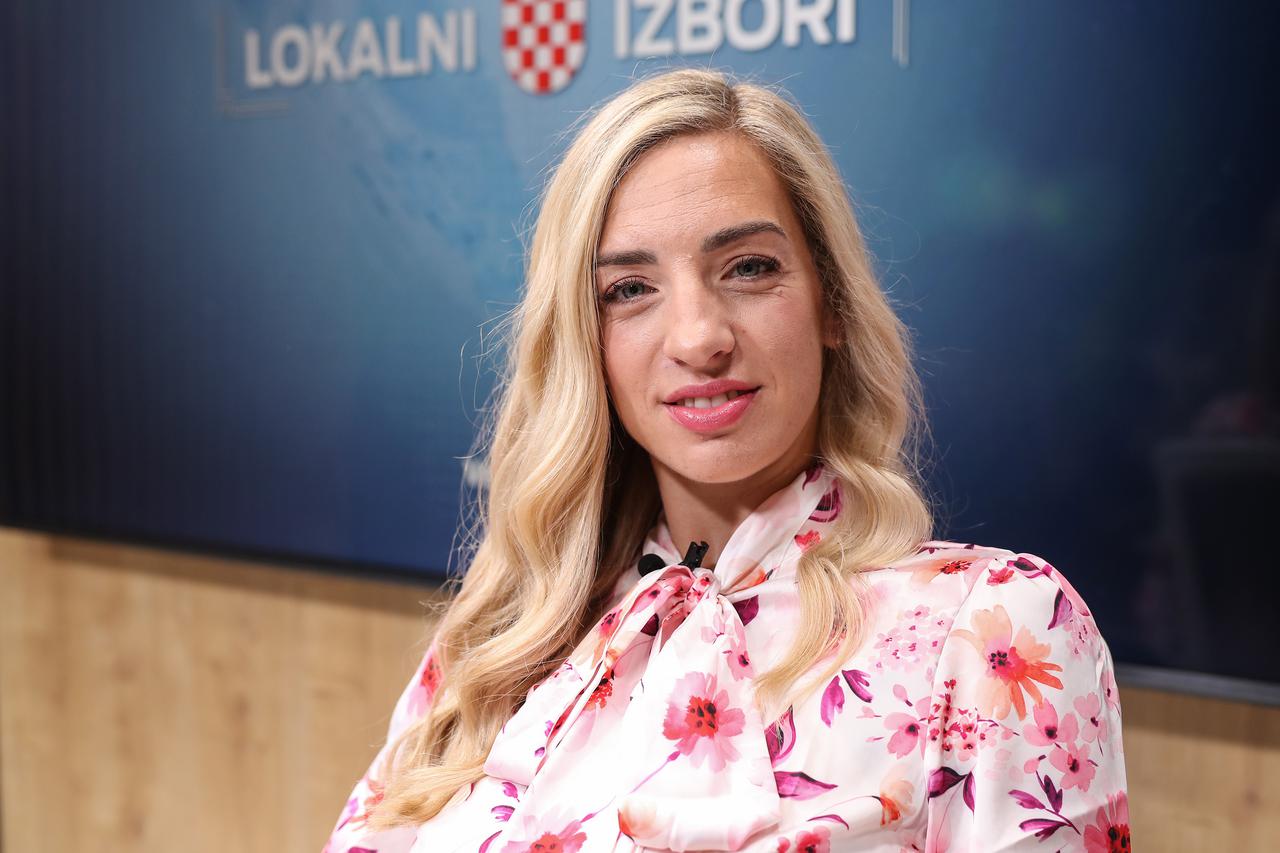 Zagreb: Sanja Radolović u studiju Večernjeg lista