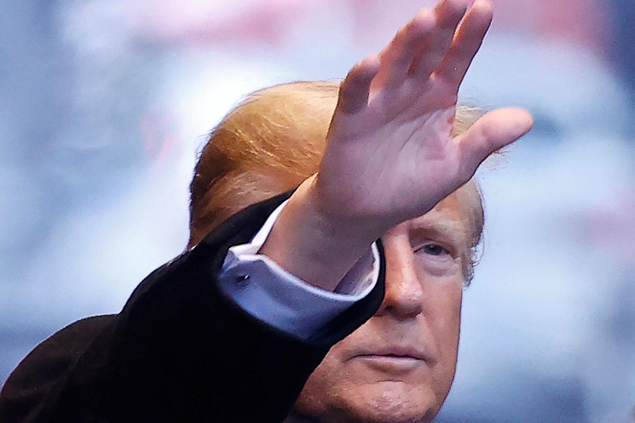 Former U.S. President Donald Trump departs Trump Tower in New York