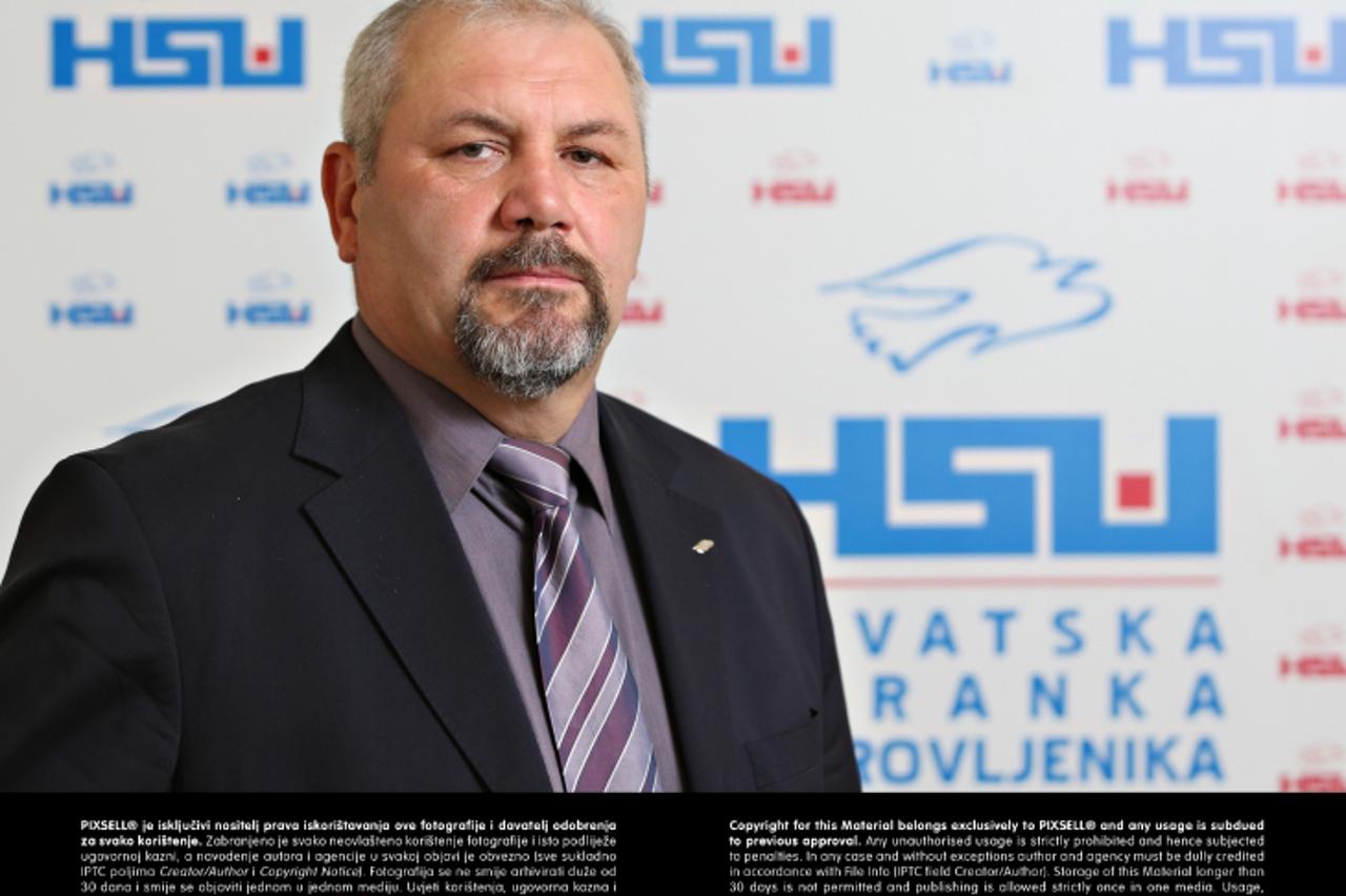 '11.05.2012., Zagreb - Silvano Hrelja, predsjednik Hrvatske stranke umirovljenika.  Photo: Davor Puklavec/PIXSELL'