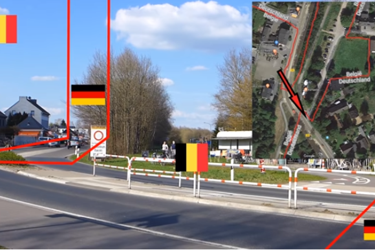 Vennbahn na granici Belgije i Nizozemske