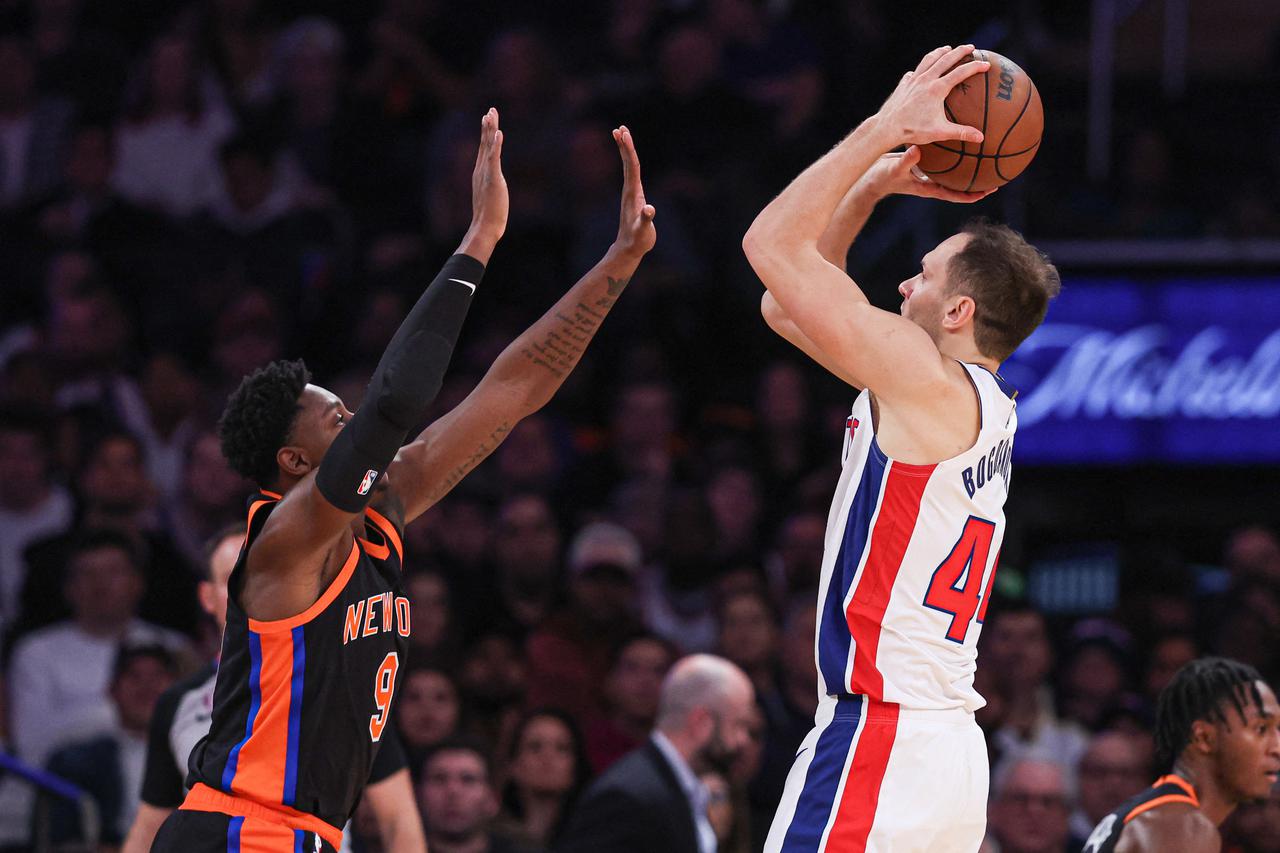 NBA: Detroit Pistons at New York Knicks