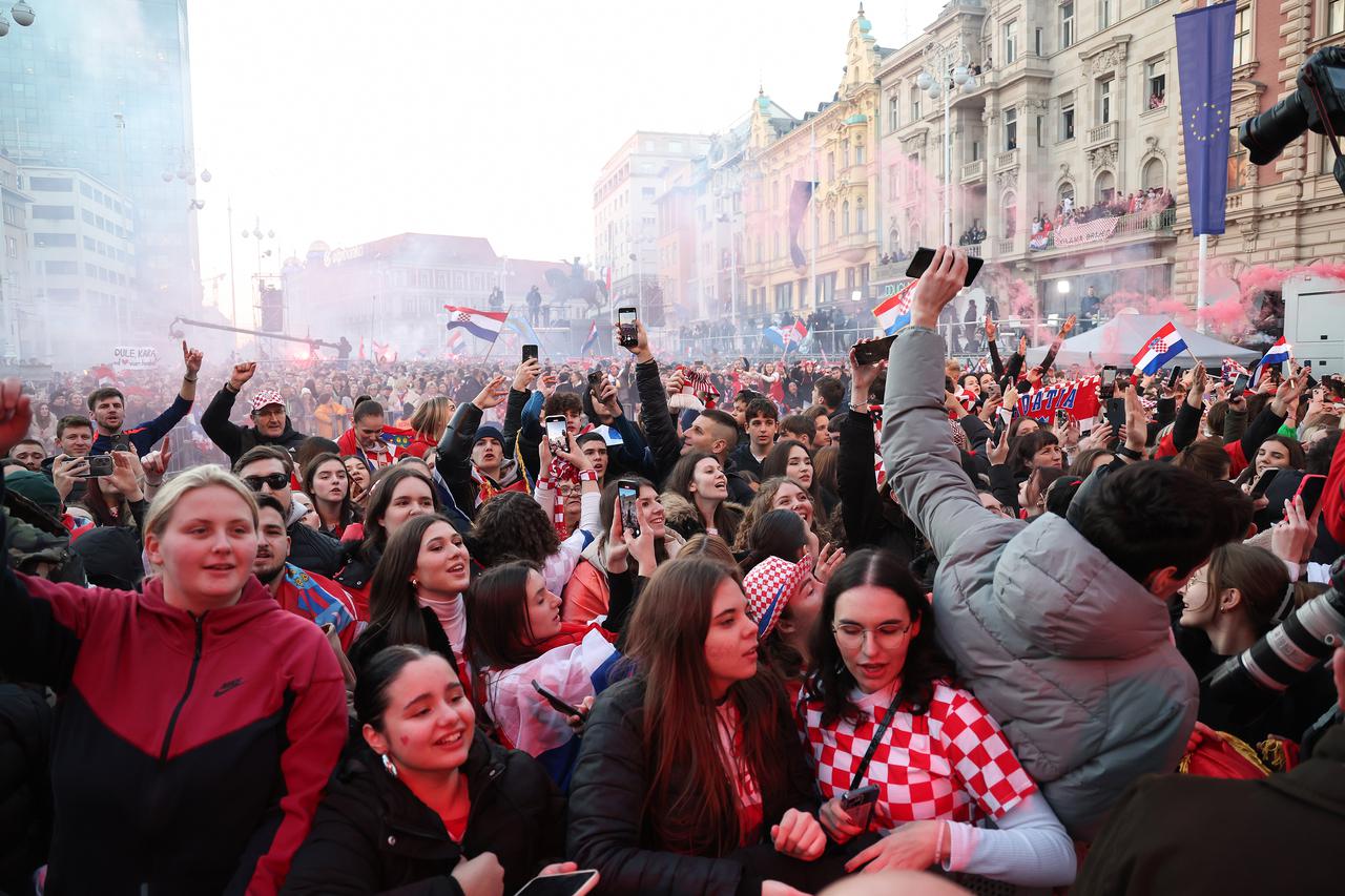 Zagreb: Svečani doček rukometaša nakon osvojenog srebra na Svjetskom prvenstvu
