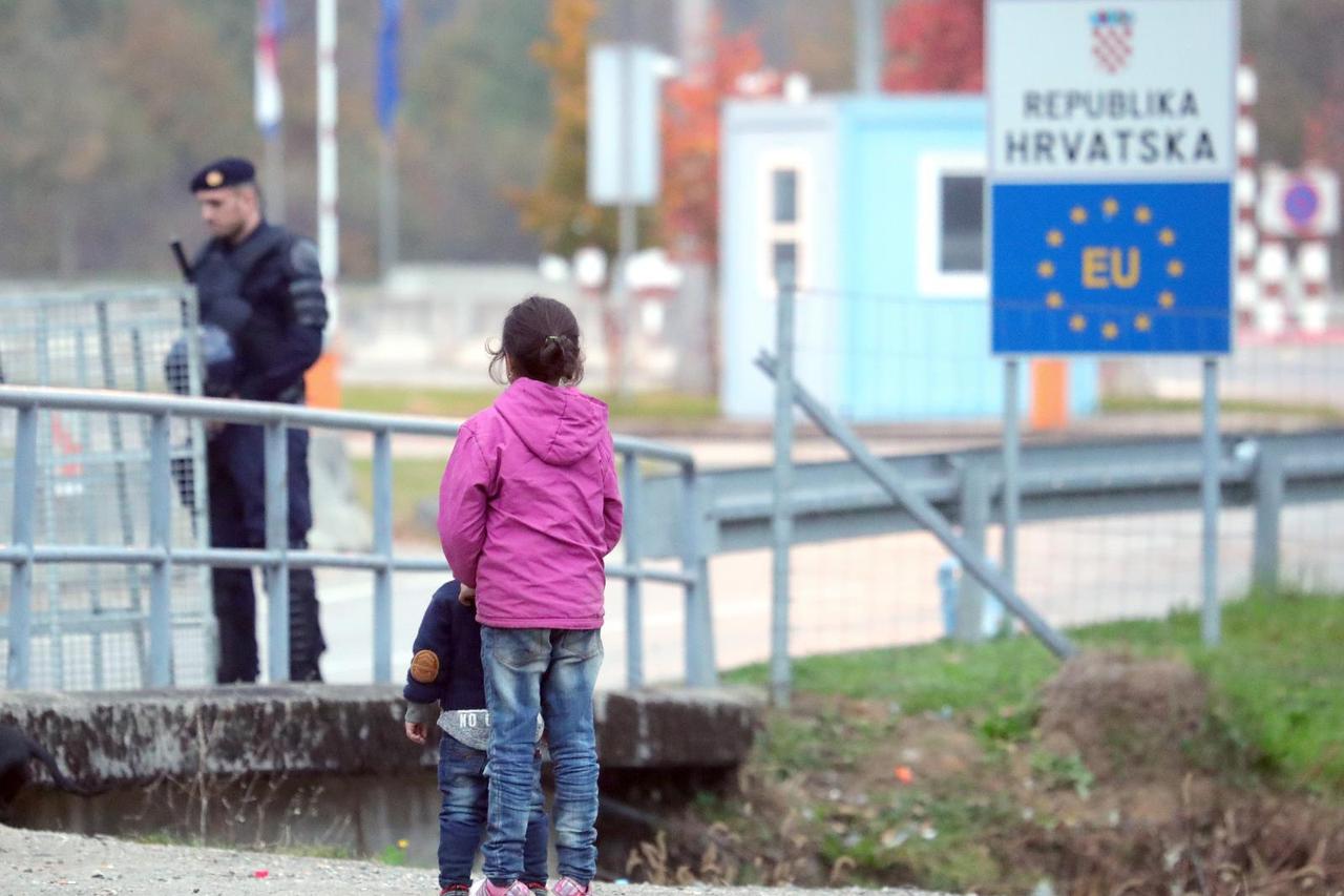 Migranti na graničnom prijelazu Maljevac