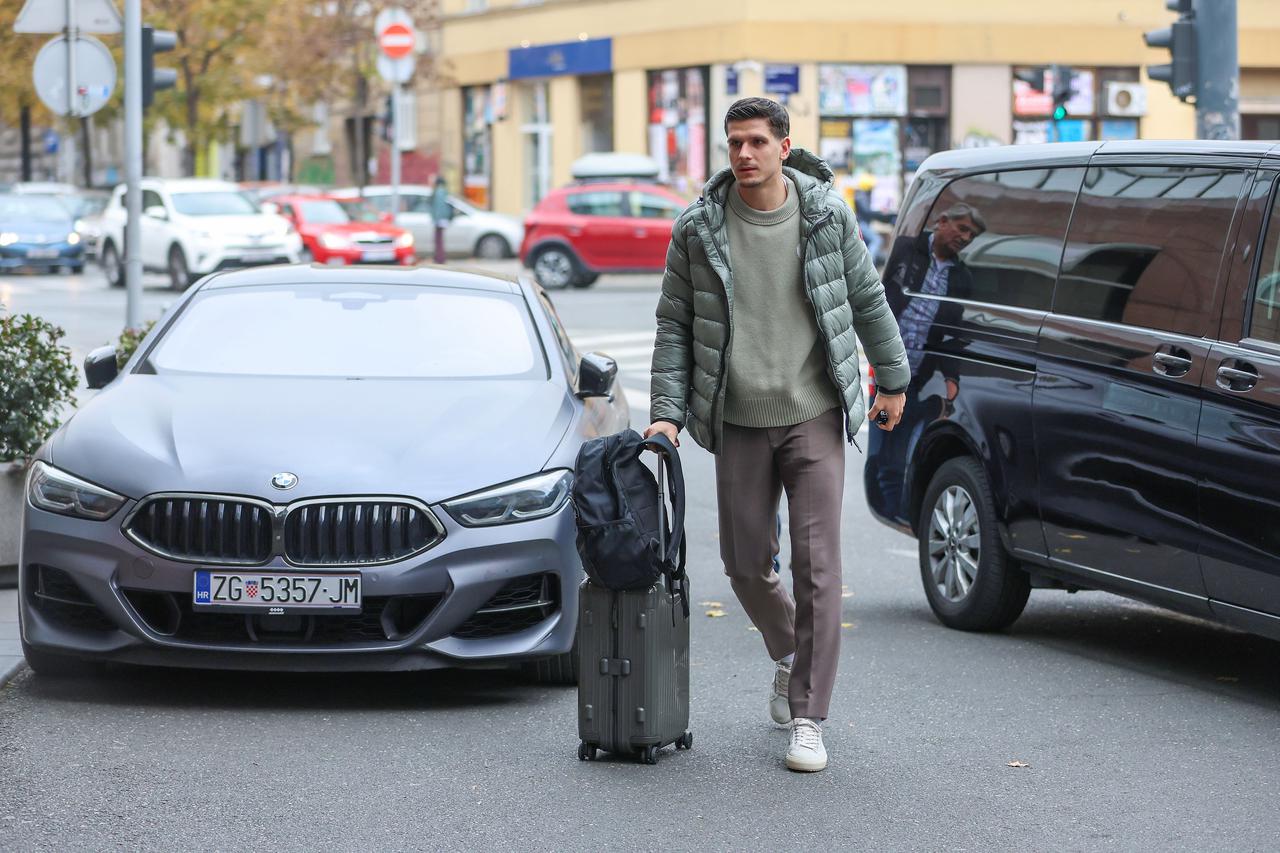 Zagreb: Okupljanje reprezentacije uoči utakmice Lige nacija Škotska - Hrvatska