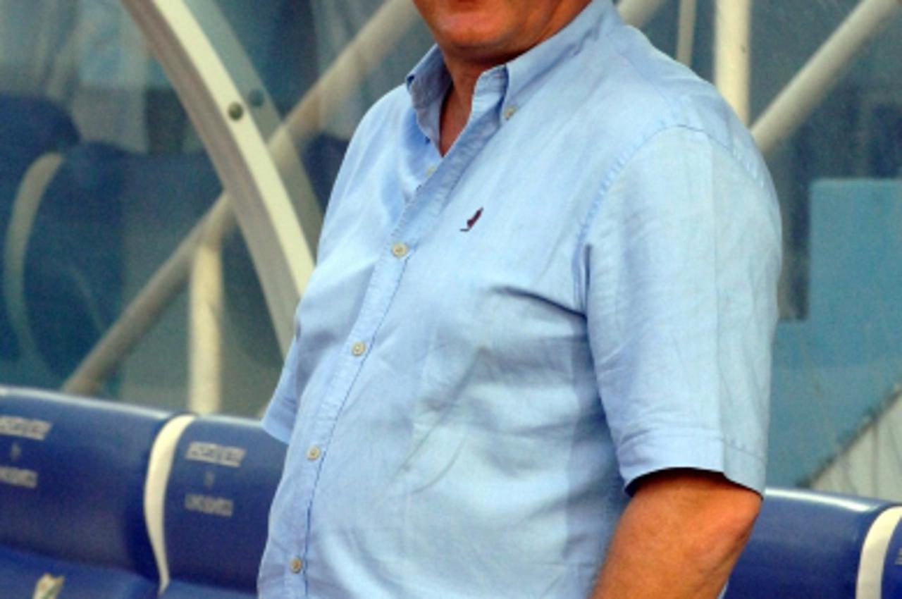 '28.06.2010. Rijeka - Prijateljska nogometna utamica izmedju Rijeke i Shanghai Shenhua iz Kine na Kantridi. Trener Rijeke Nenad Gracan. Photo: Goran Kovacic/PIXSELL'