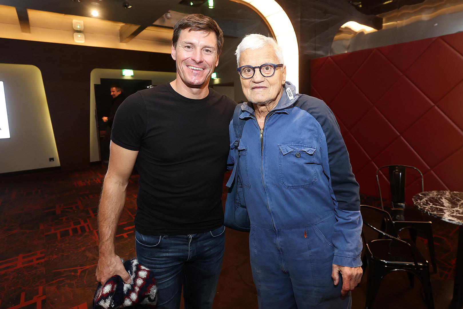 27.11.2023., Cinestar, Branimir centar, Zagreb - Premijera filma Ivice Kostelica, Transat. Ivica Kostelic, Ante Kostelic Gips.  Photo: Goran Stanzl/PIXSELL