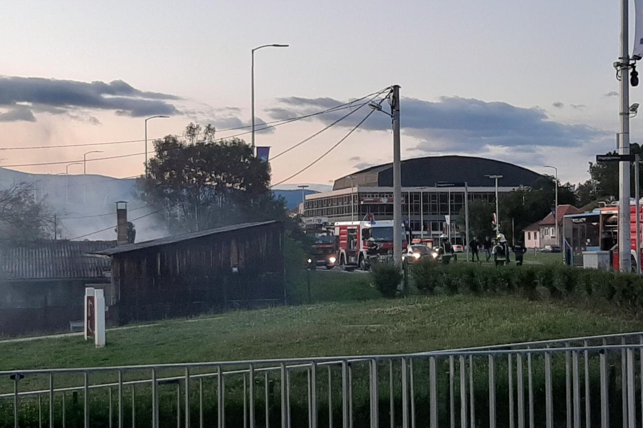 Požar kod NSK u Zagrebu