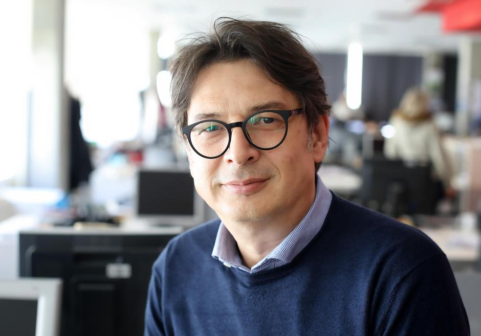 Zagreb: Nebojša Taraba i Miodrag Sila, producenti televizijske serije Novine