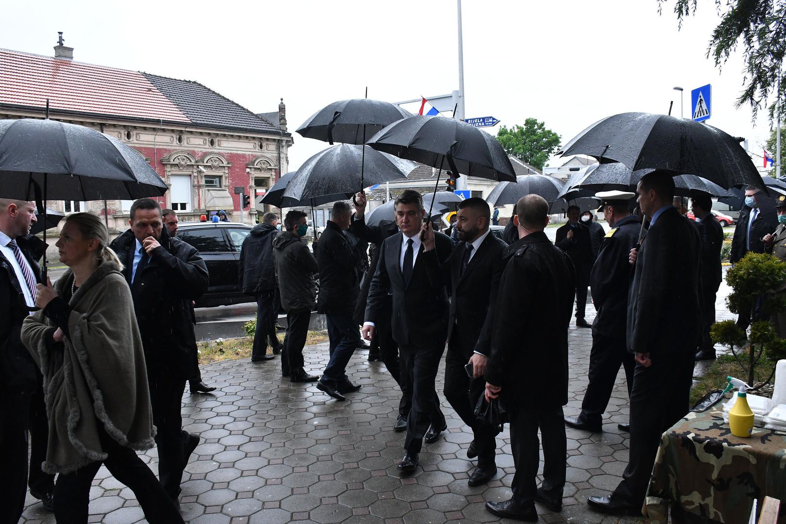 01.05.2020. Okucani  - Obiljezavanje 25. obljetnice vojno redarstvene operacije Bljesak. Zoran Milanovic, Andrej Plenkovic Photo: Ivica Galovic/ PIXSELL