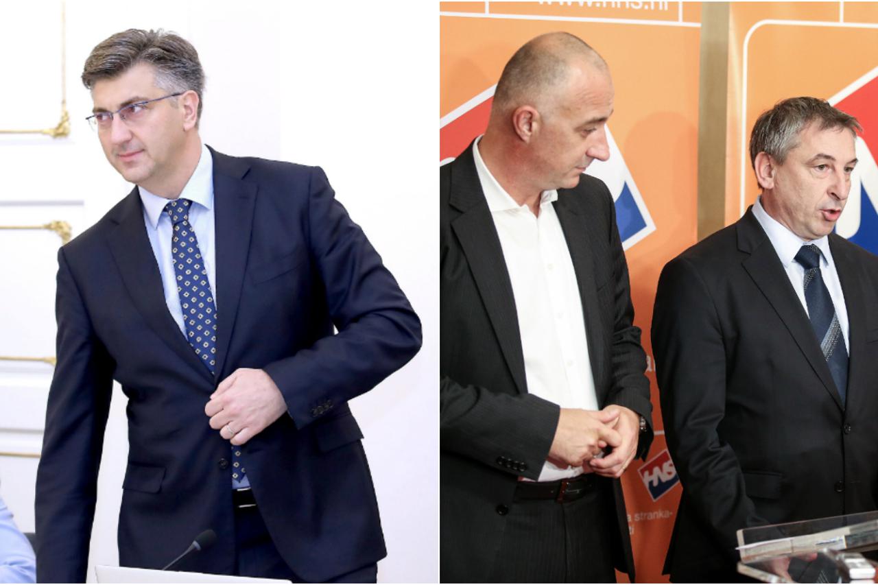 Andrej Plenković, Ivan Vrdoljak i Predrag Štromar