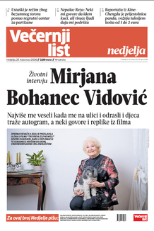 Večernji list naslovnica