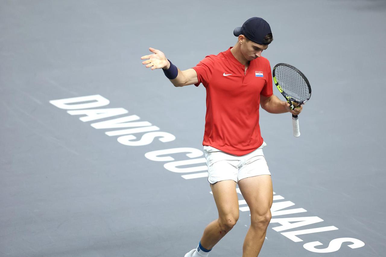 Split: Skupina D Davis Cupa, Hrvatska - Finska, Dino Prižmić - Otto Virtanen